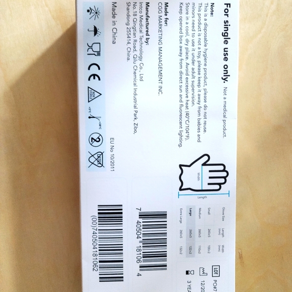 Intco Disposable Cast Polyethylene Gloves ,Cases of 400 Gloves large - Picture 4 of 4